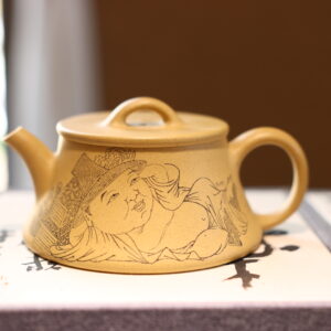 Ancient Well Zisha Teapot - 280ml Jinglan Depth-Infusion Design · Scholar's Iron-Rich Clay · Oolong & White Tea Specialist