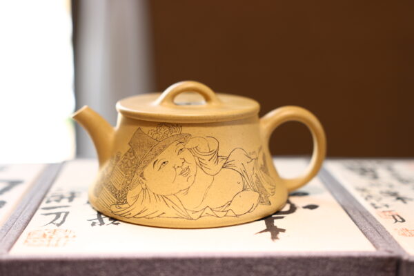 Ancient Well Zisha Teapot - 280ml Jinglan Depth-Infusion Design · Scholar's Iron-Rich Clay · Oolong & White Tea Specialist