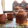 Confucian Gaodezhong Zisha Tea Set - 7-Piece Titanium Clay Masterpiece · CEO Gift Ready · AR Tea Academy & Dynasty Provenance