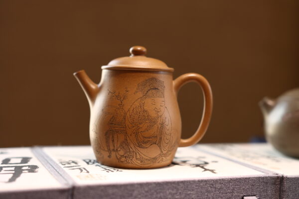 Imperial Palace Lantern Zisha Teapot - 250ml Moon Festival Design · Starry Glaze Clay · LED Base & AR Moon Viewing · Limited Mid-Auturn Edition