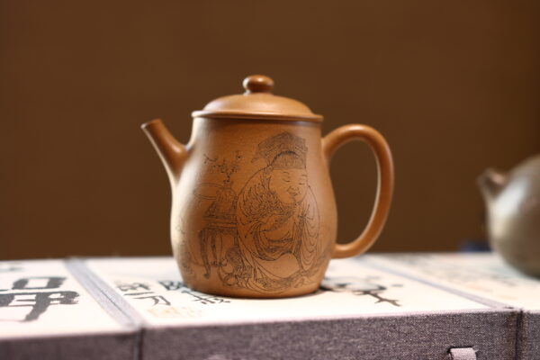 Imperial Palace Lantern Zisha Teapot - 250ml Moon Festival Design · Starry Glaze Clay · LED Base & AR Moon Viewing · Limited Mid-Auturn Edition