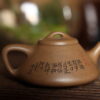 Vermilion Zisha Shipiao Teapot - 240ml Na Lan Poetry Engraved · Scholar's Stone Dipper · Limited Cinnabar Clay · Romantic Oolong Specialist